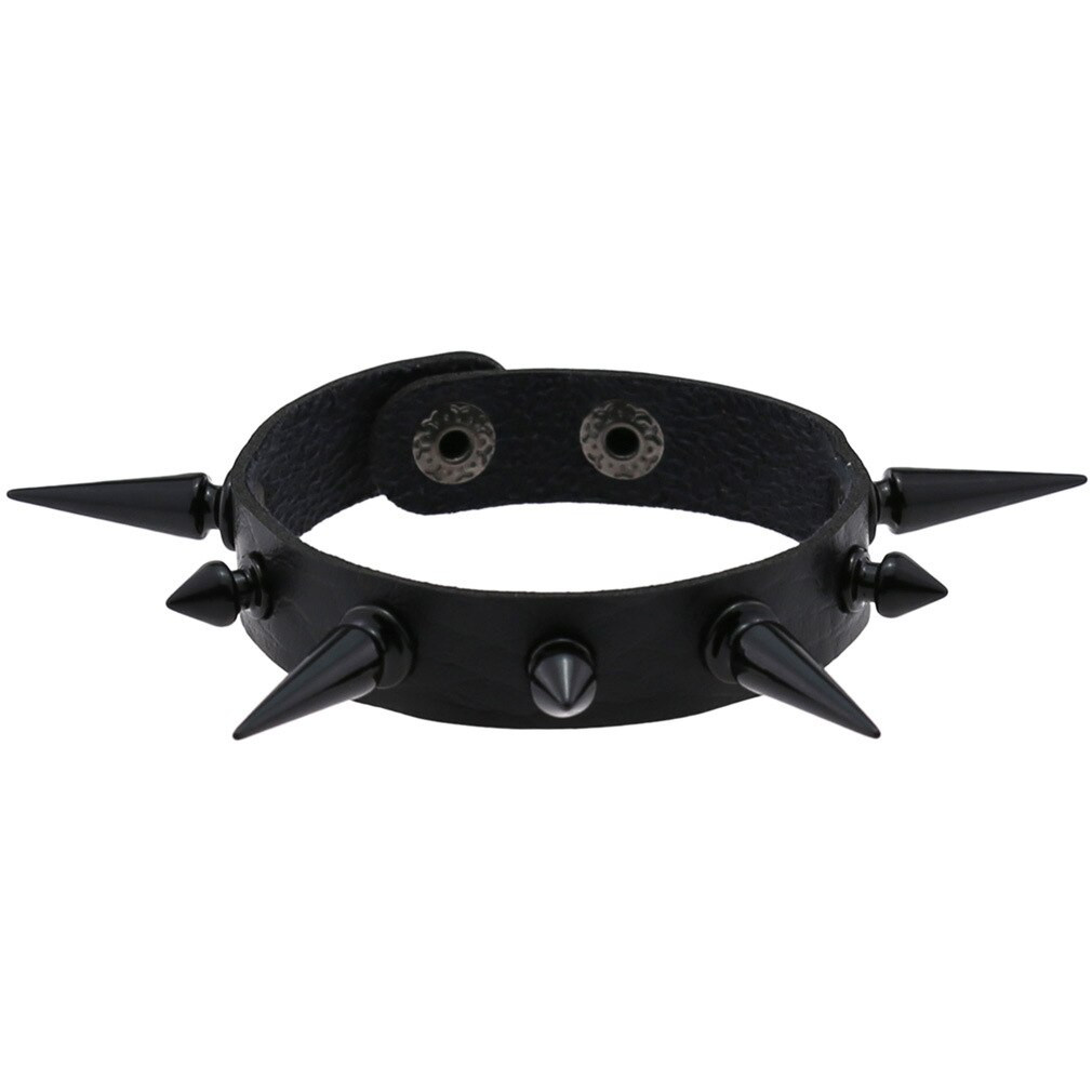 Black Spiked Bracelet