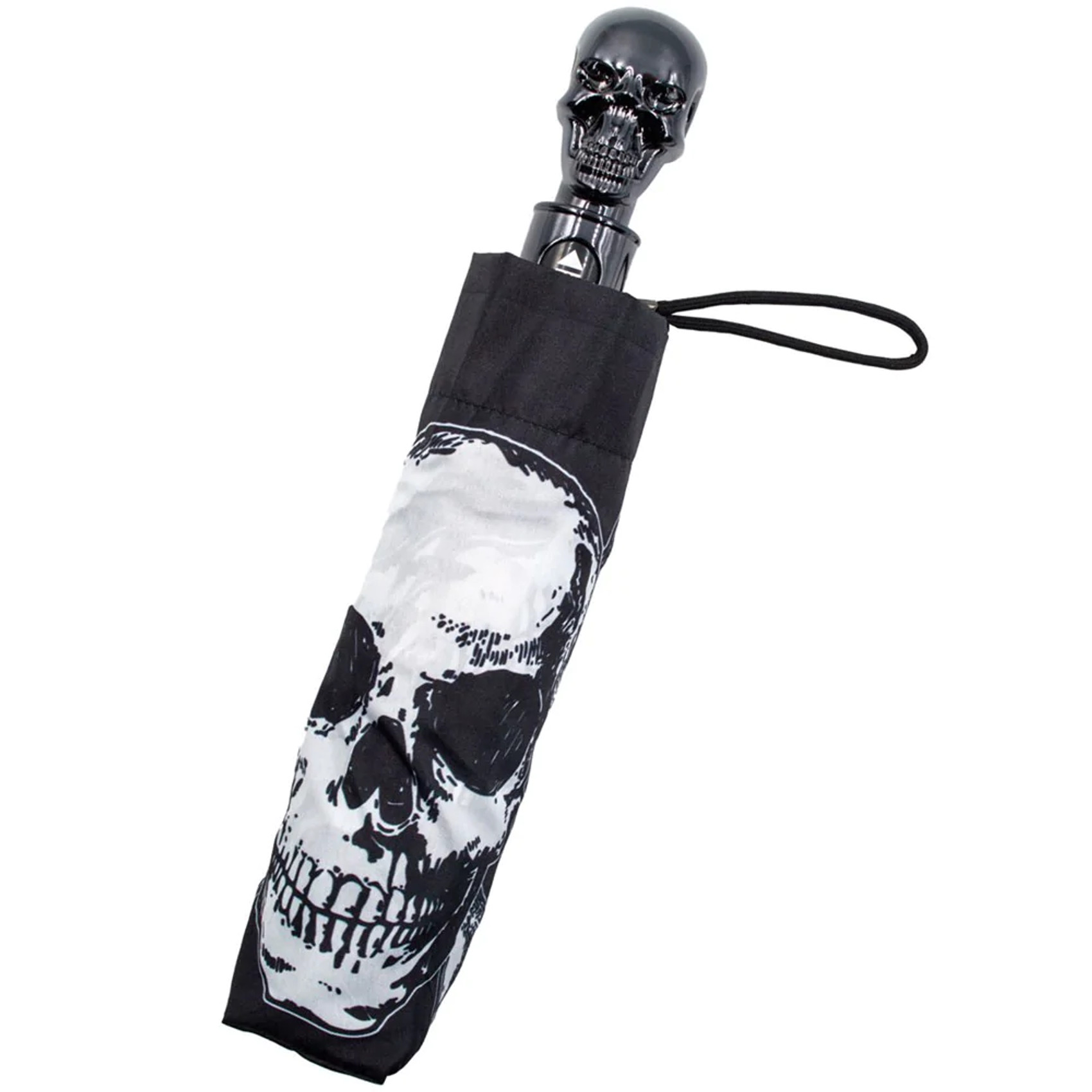 Kreepsville 666 - Skull Handle Anatomical Skull And Bones Umbrella