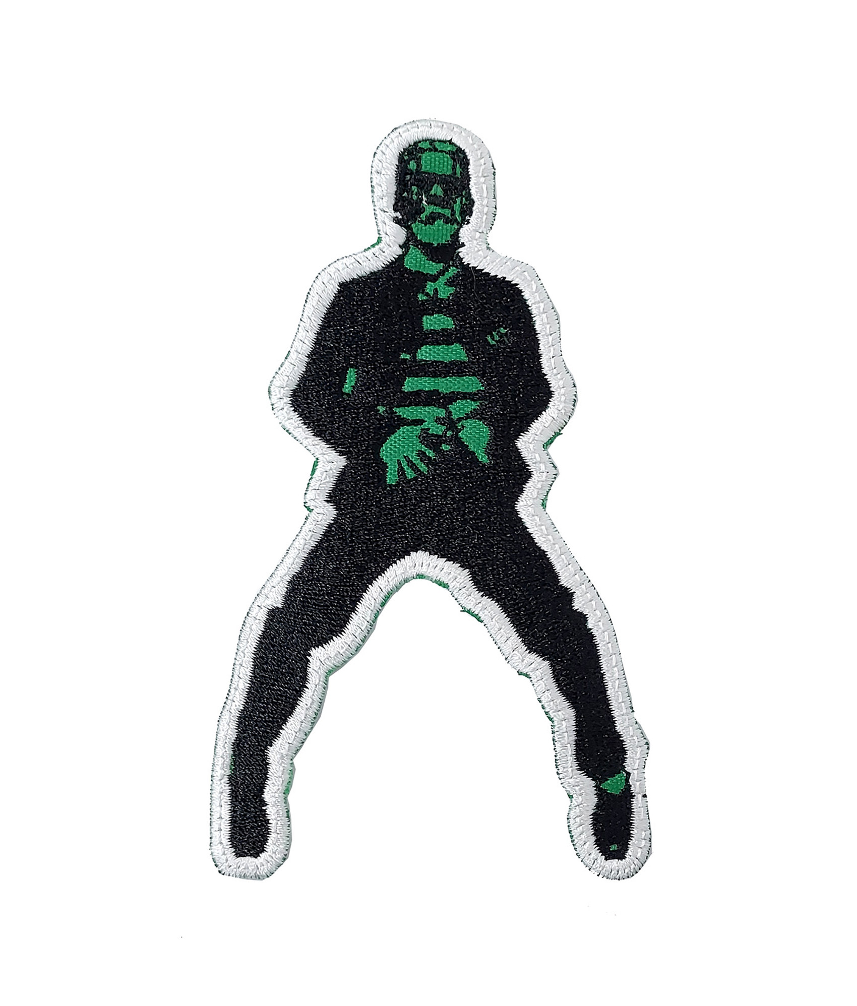 Jailhouse Rock Frankenstein Elvis 2x5" Embroidered Patch