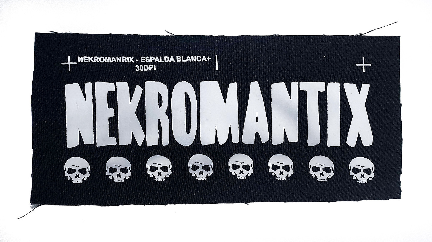 Nekromantix - Skulls Test Print Backpatch