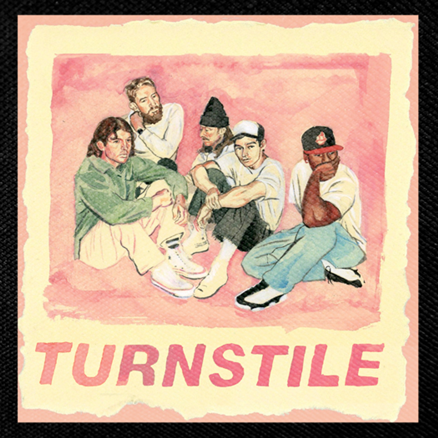 Turnstile - Glow On 4x4" Color Patch