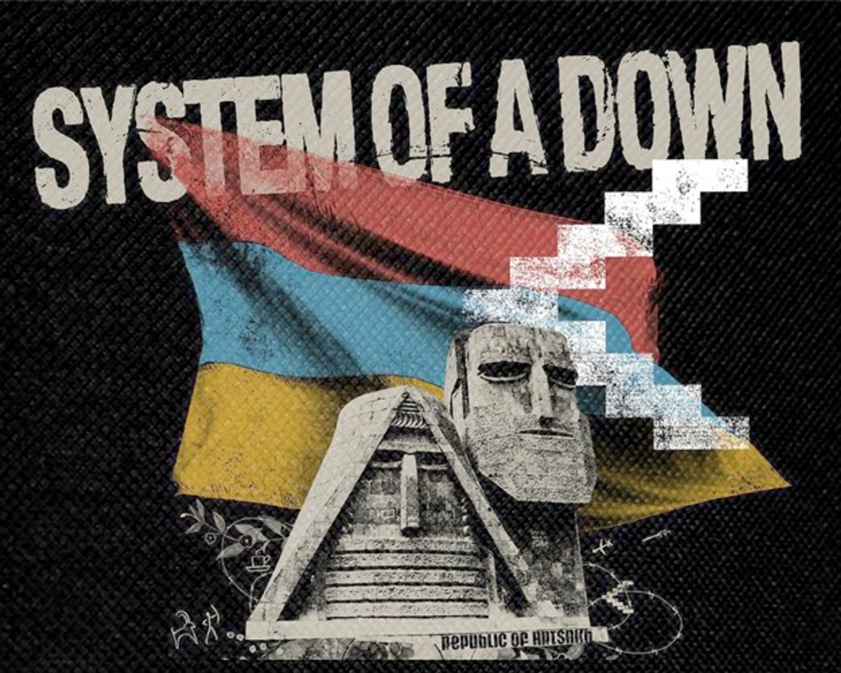System of a Down - Republic 4x4" Color Patch