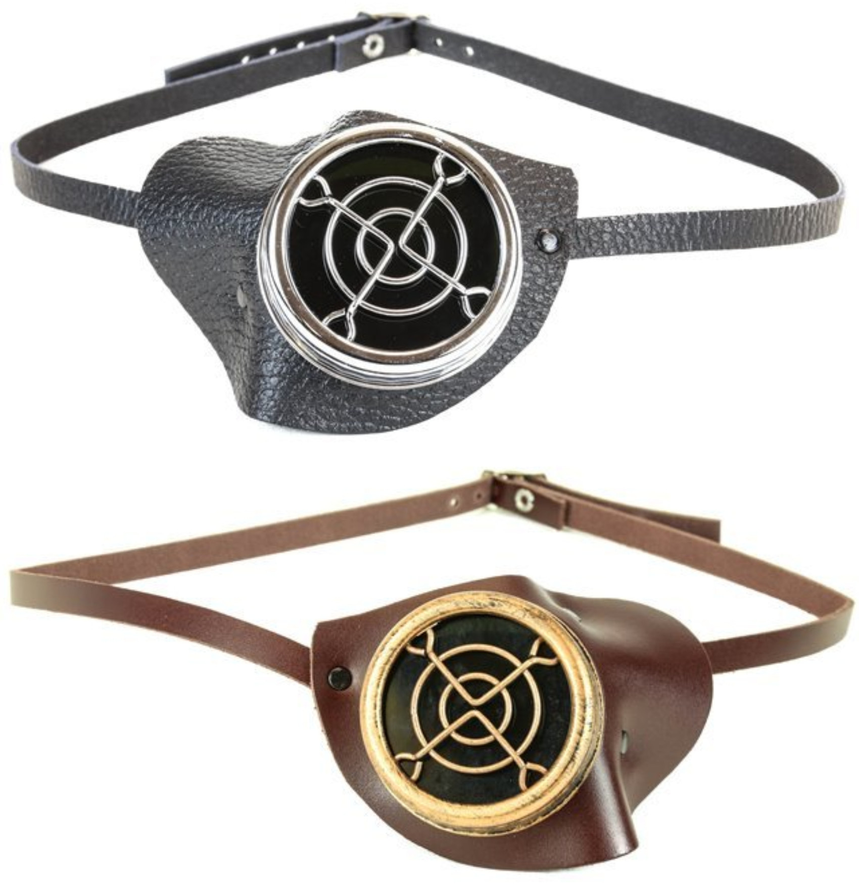 Black Leather Grill Monogoggle