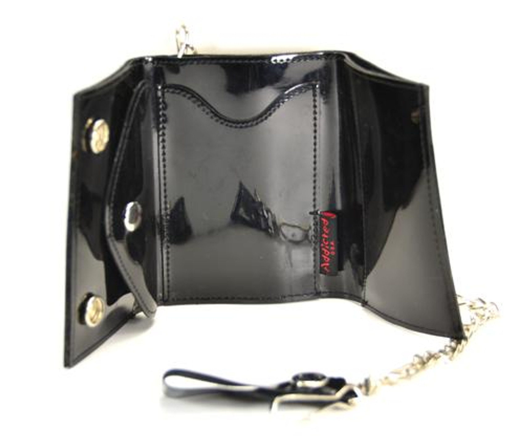 Pink Skulls Prints All Over Chained Wallet
