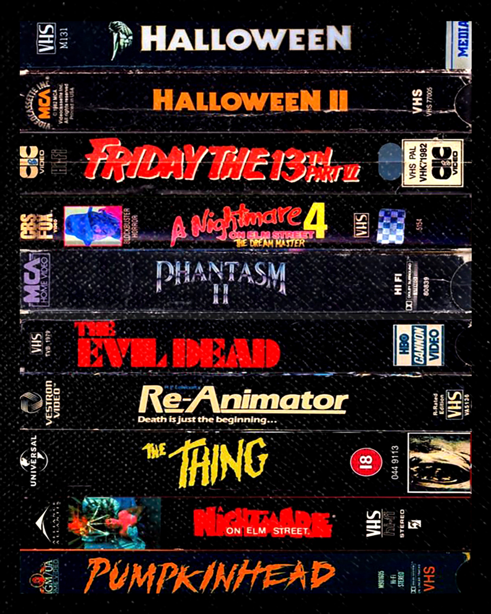 VHS Collection 2 4x5" Color Patch