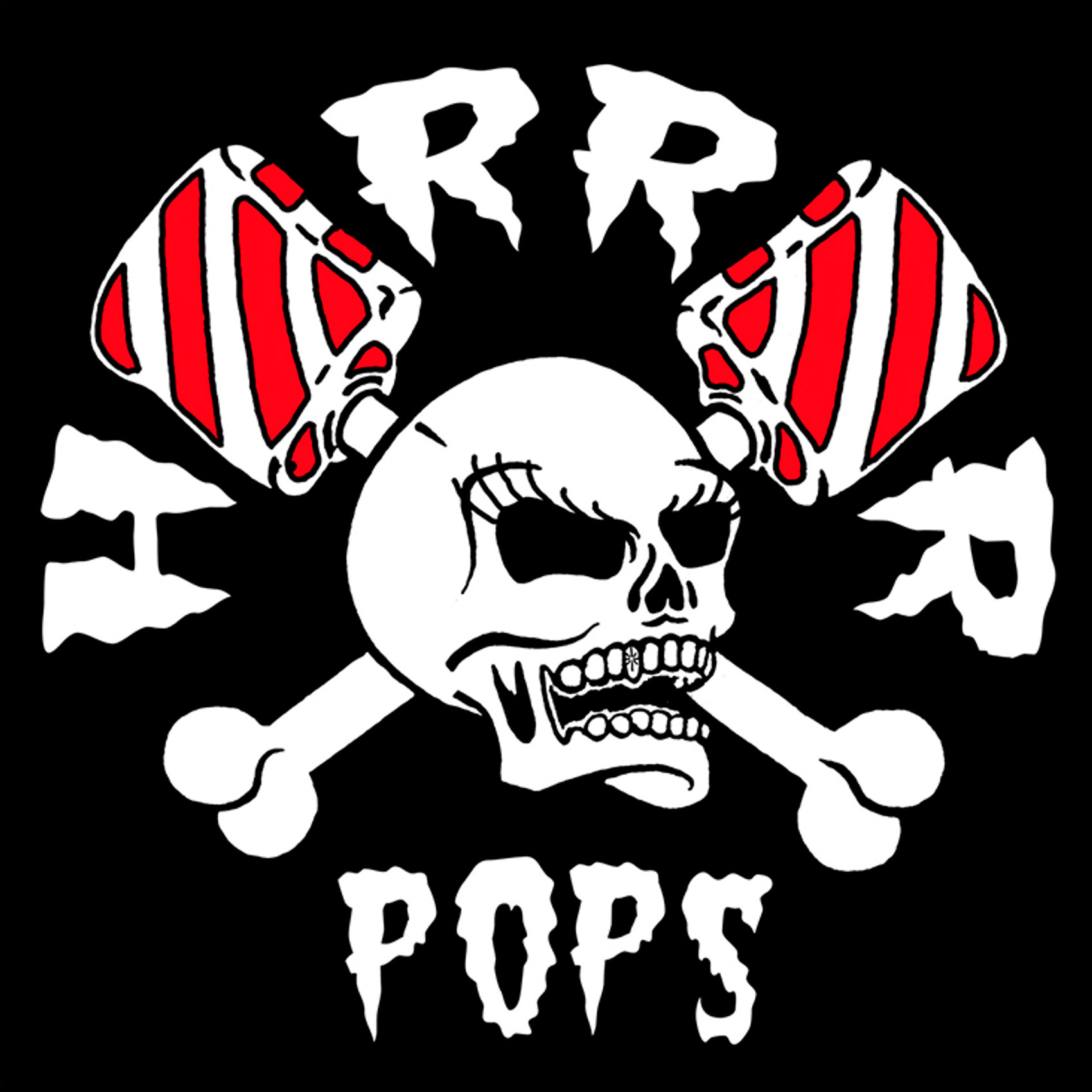 Horrorpops - Logo 4x4" Color Patch