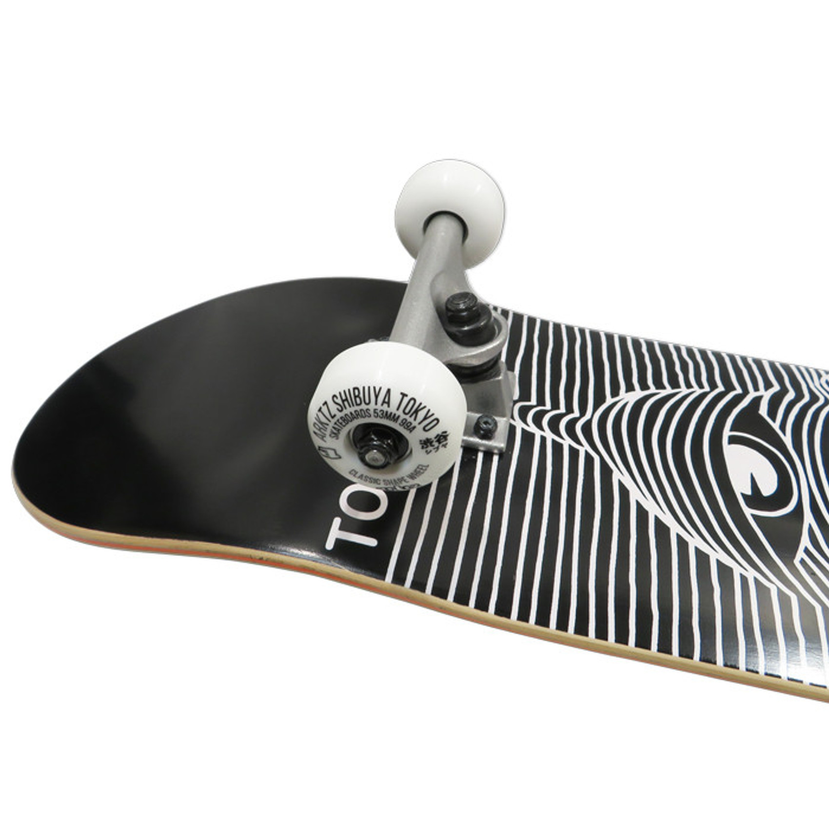 Toy Machine - Toy Division Black & White 8" Complete Skateboard Deck