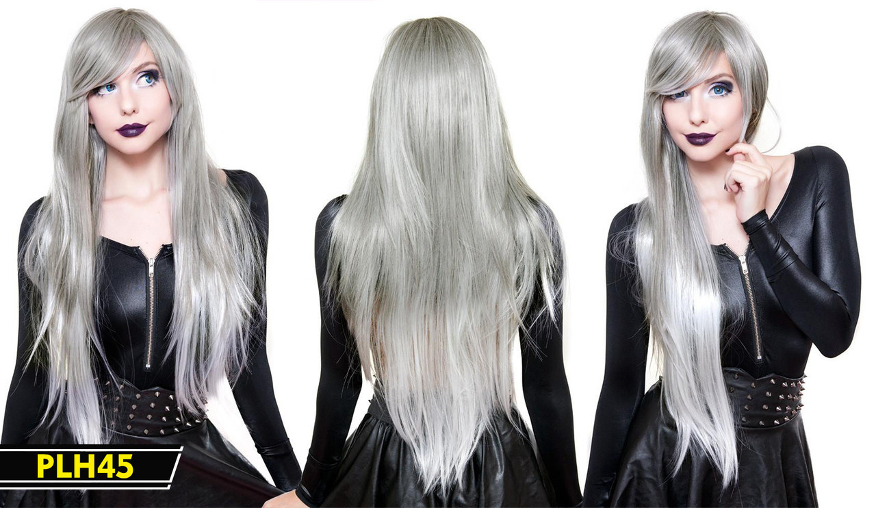 Silver Extra Long Wig