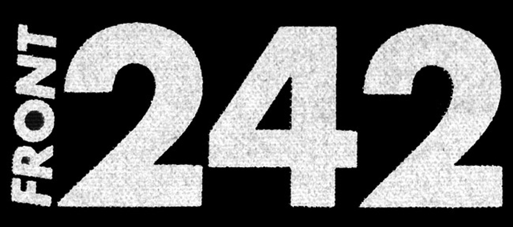 NuclearWaste-image Front 242 - Logo 5x2.5" Printed Patch