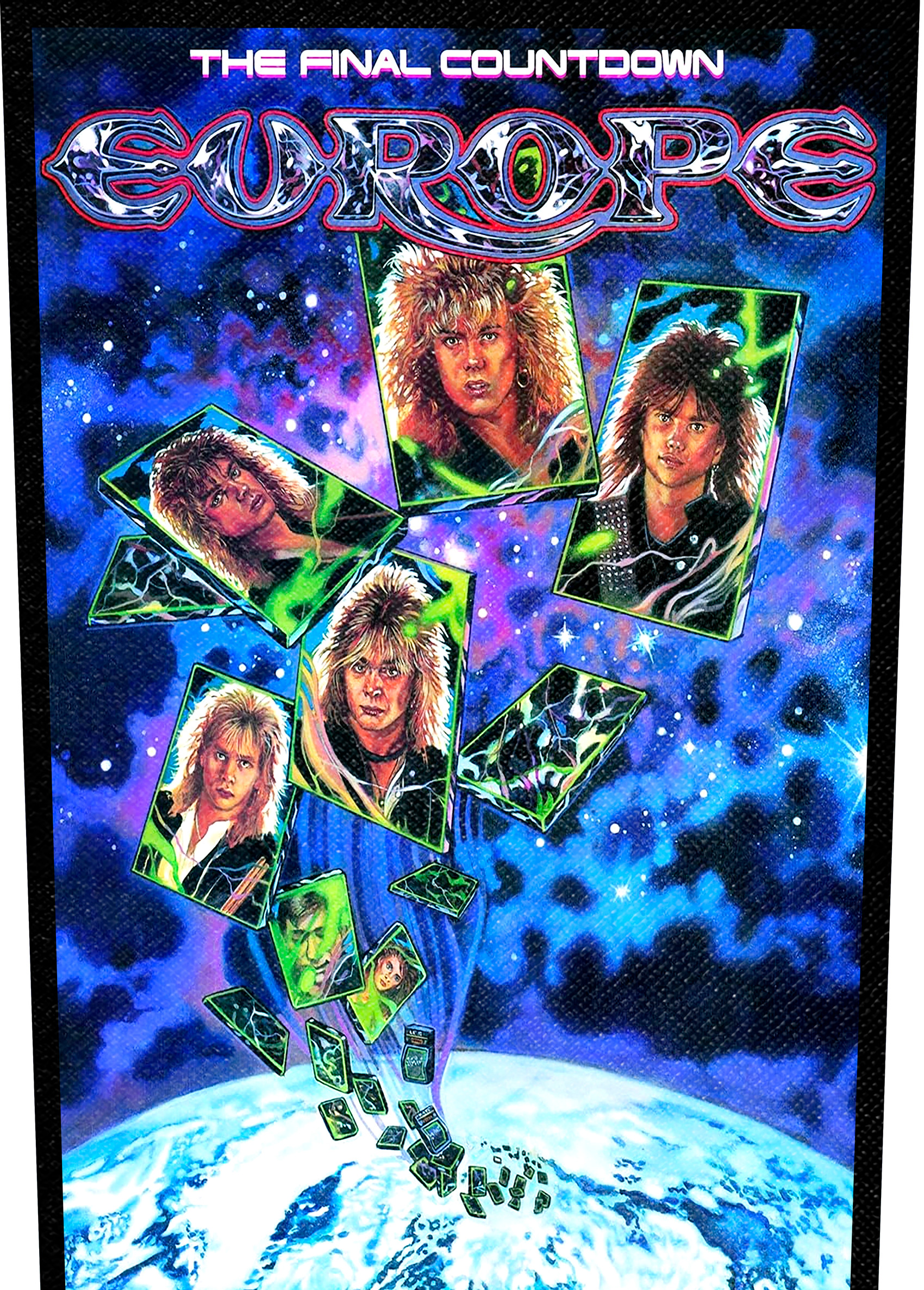 Europe - The Final Countdown 10.75X15" Sublimated Backpatch