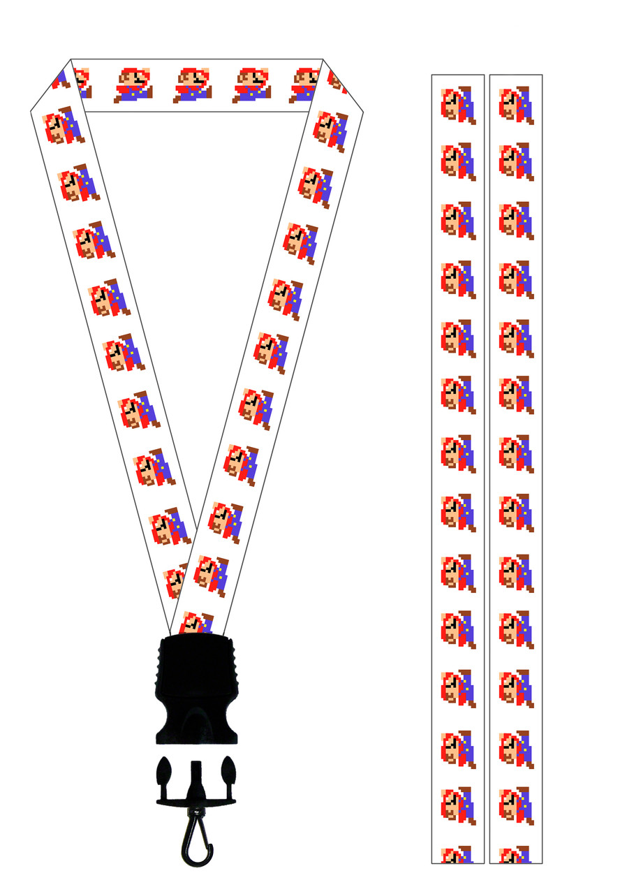 8-Bit Mario Lanyard