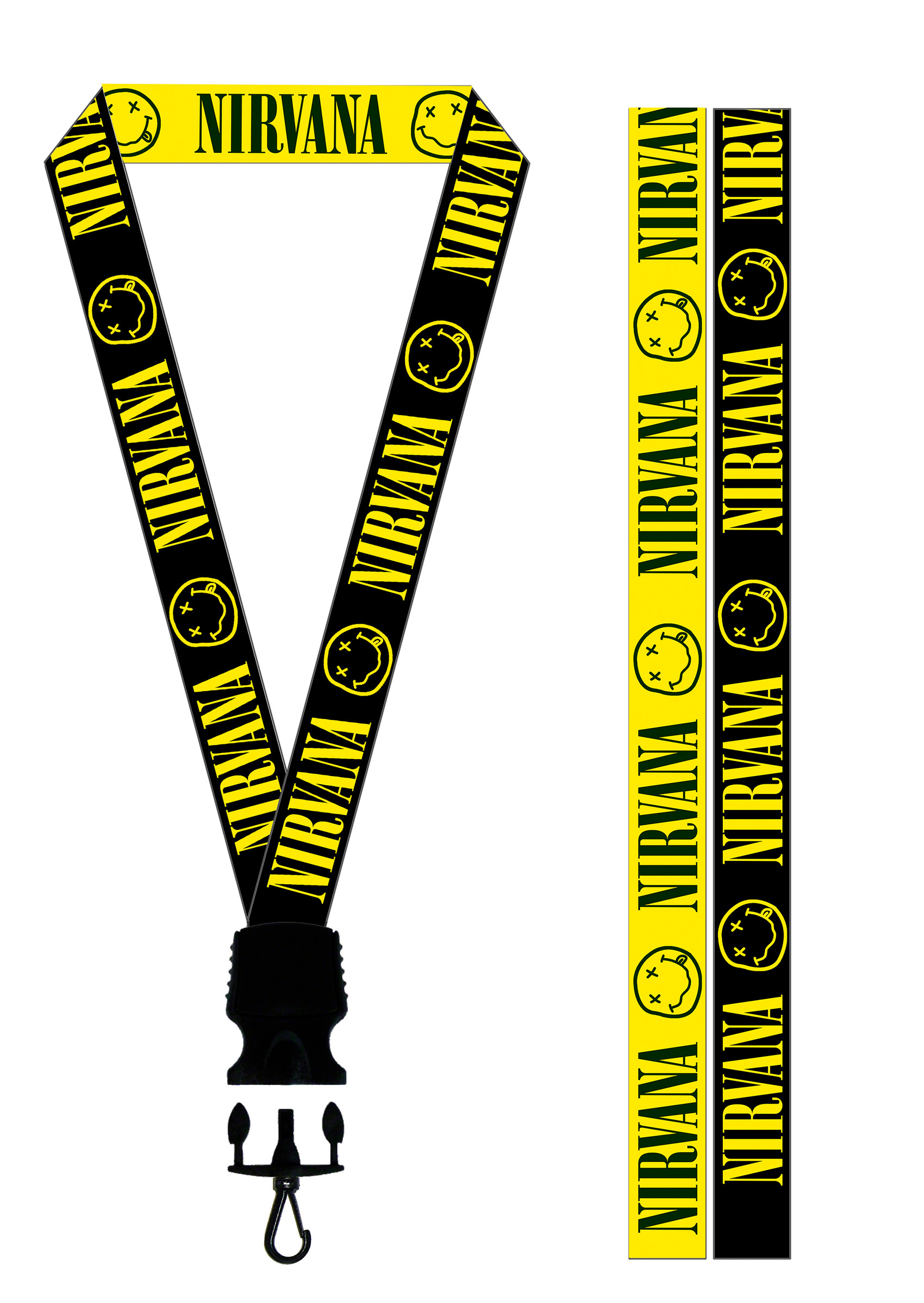 Nirvana - Smiley Lanyard