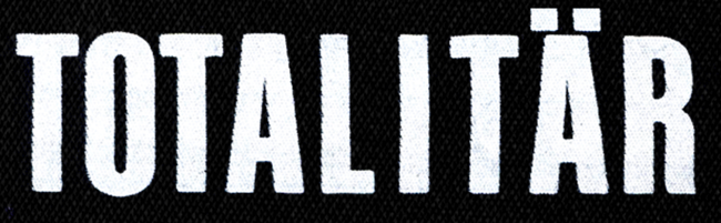 Totalitar - Logo 6x3" Printed Patch