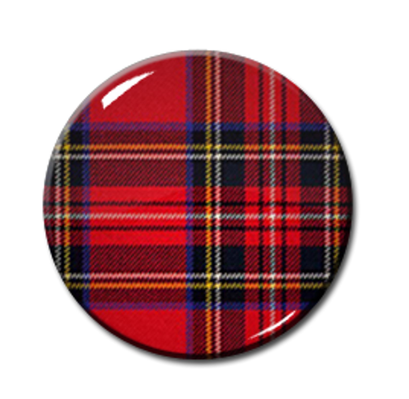 NuclearWaste-image Red Tartan 1.5" Pin