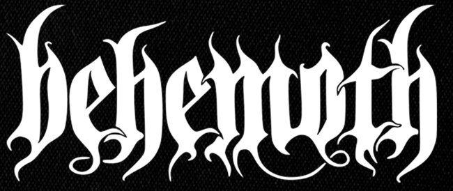 Behemoth - Logo 9x4" Printed Patch