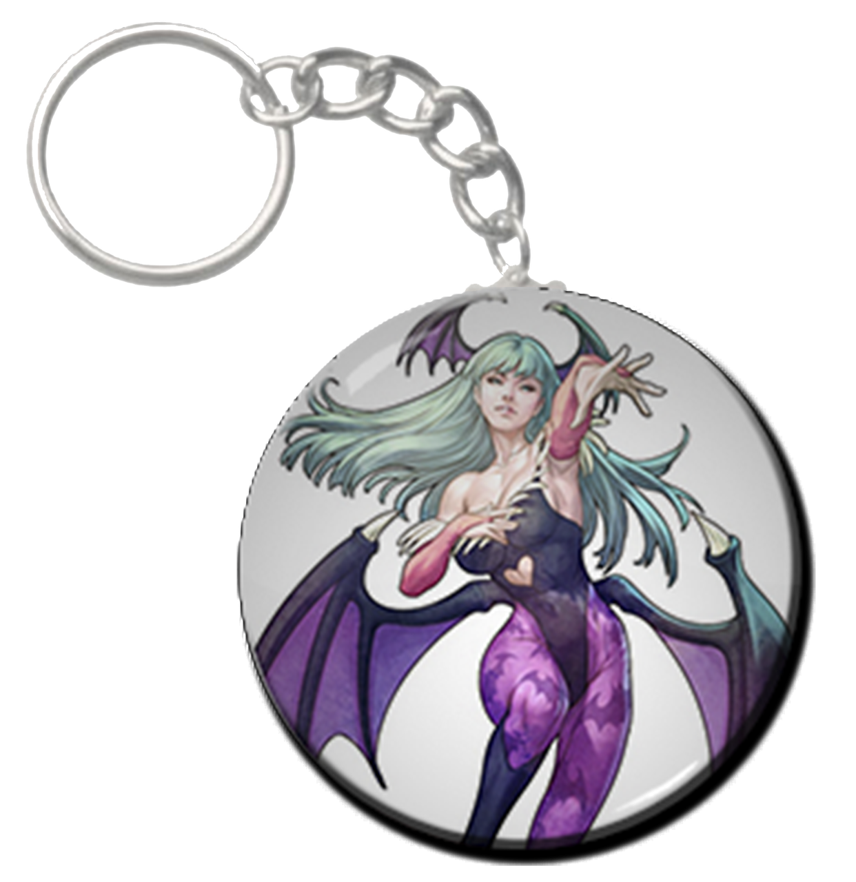 Morrigan 1.5" Metal Bottle Opener Keychain