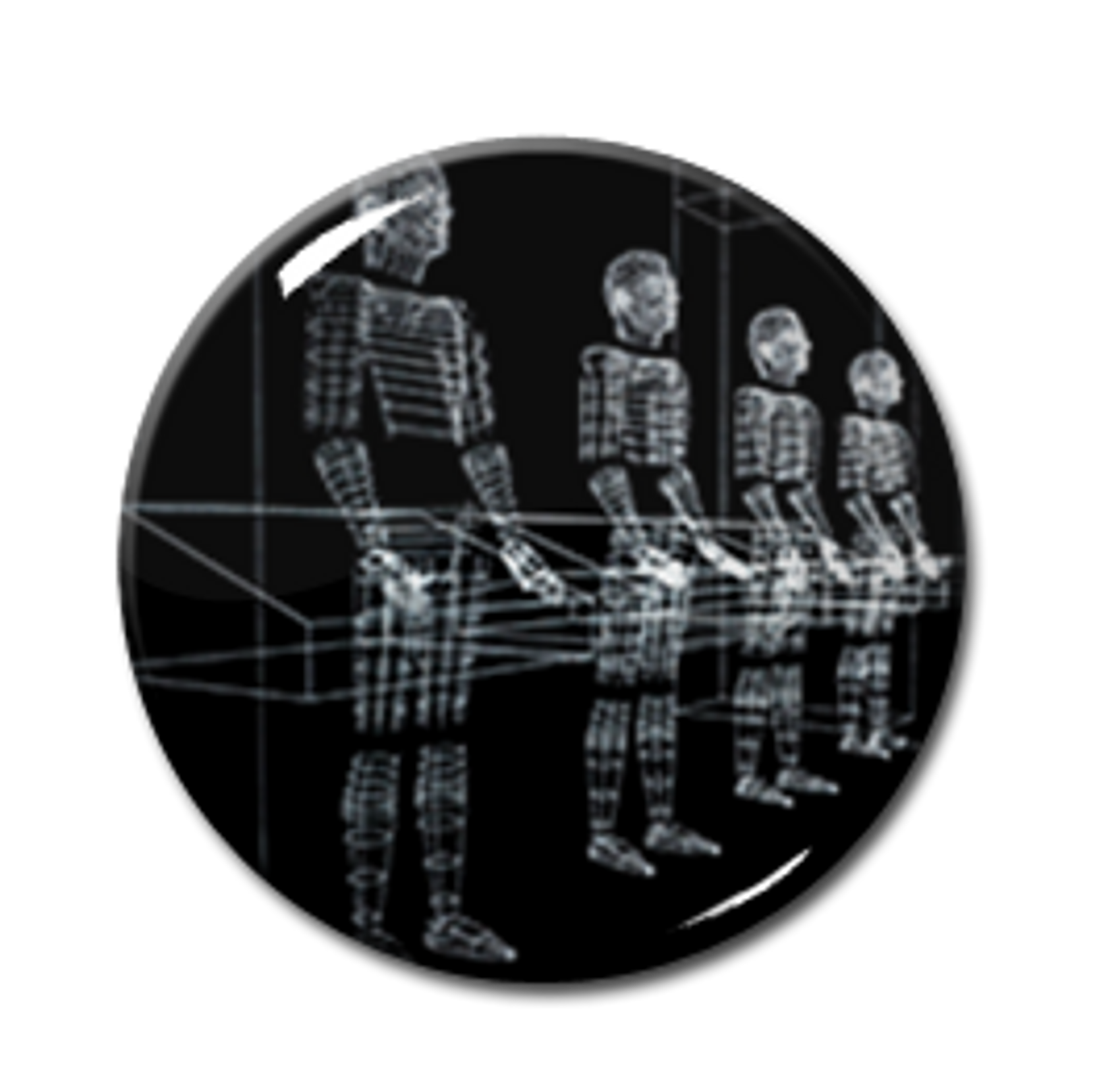Kraftwerk - Robots 2.25" Pin