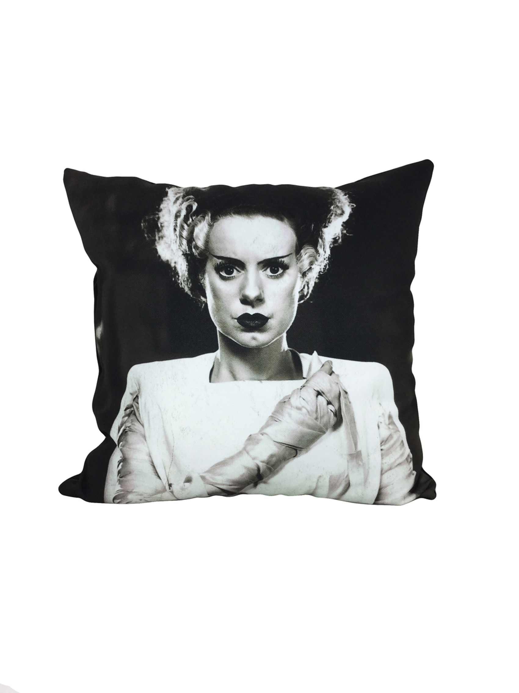 Bride of Frankenstein Throw Pillow