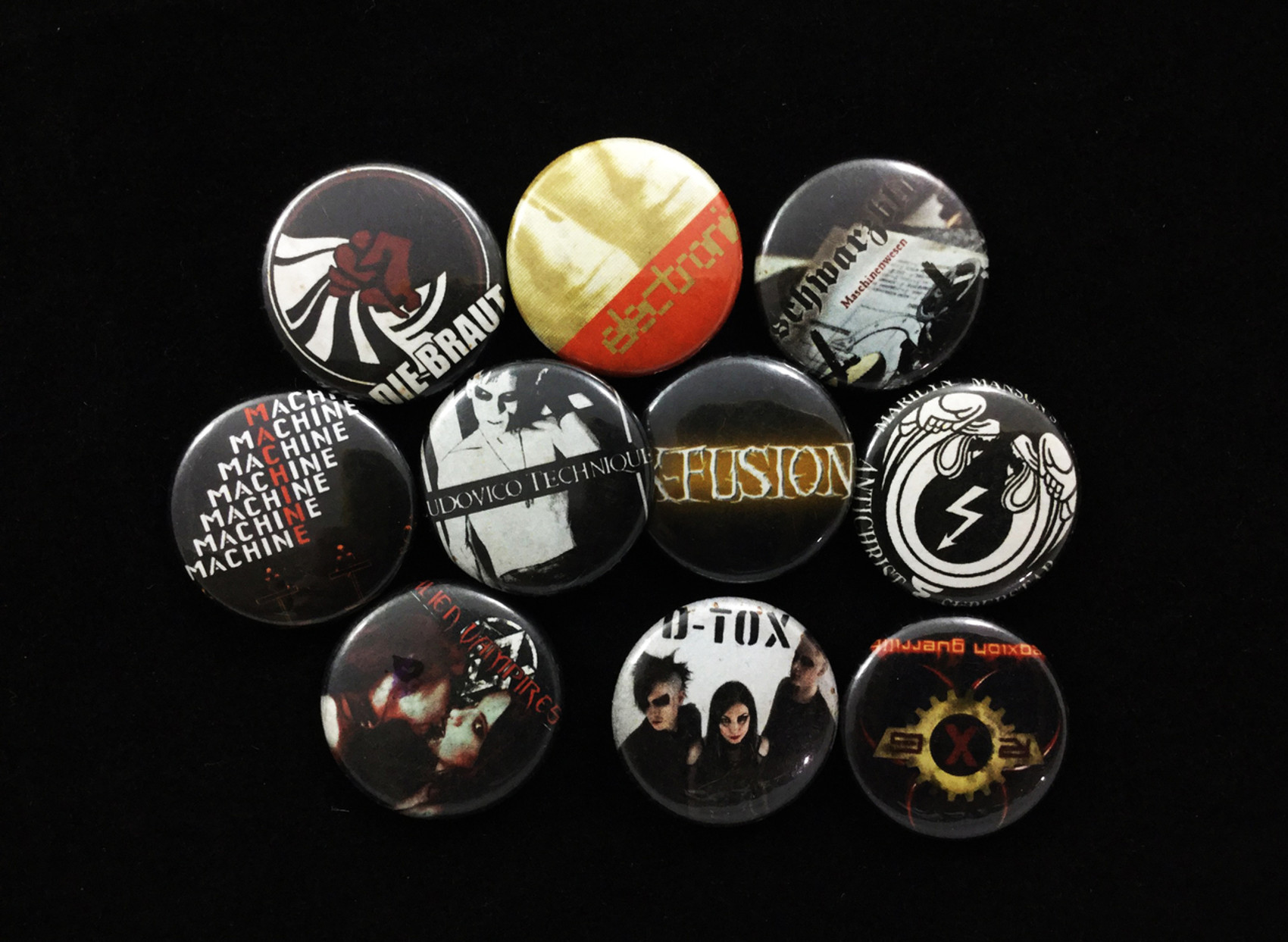 10 Piece Pin Lot - D-Tox, X-Fusion, Die Braut + More!