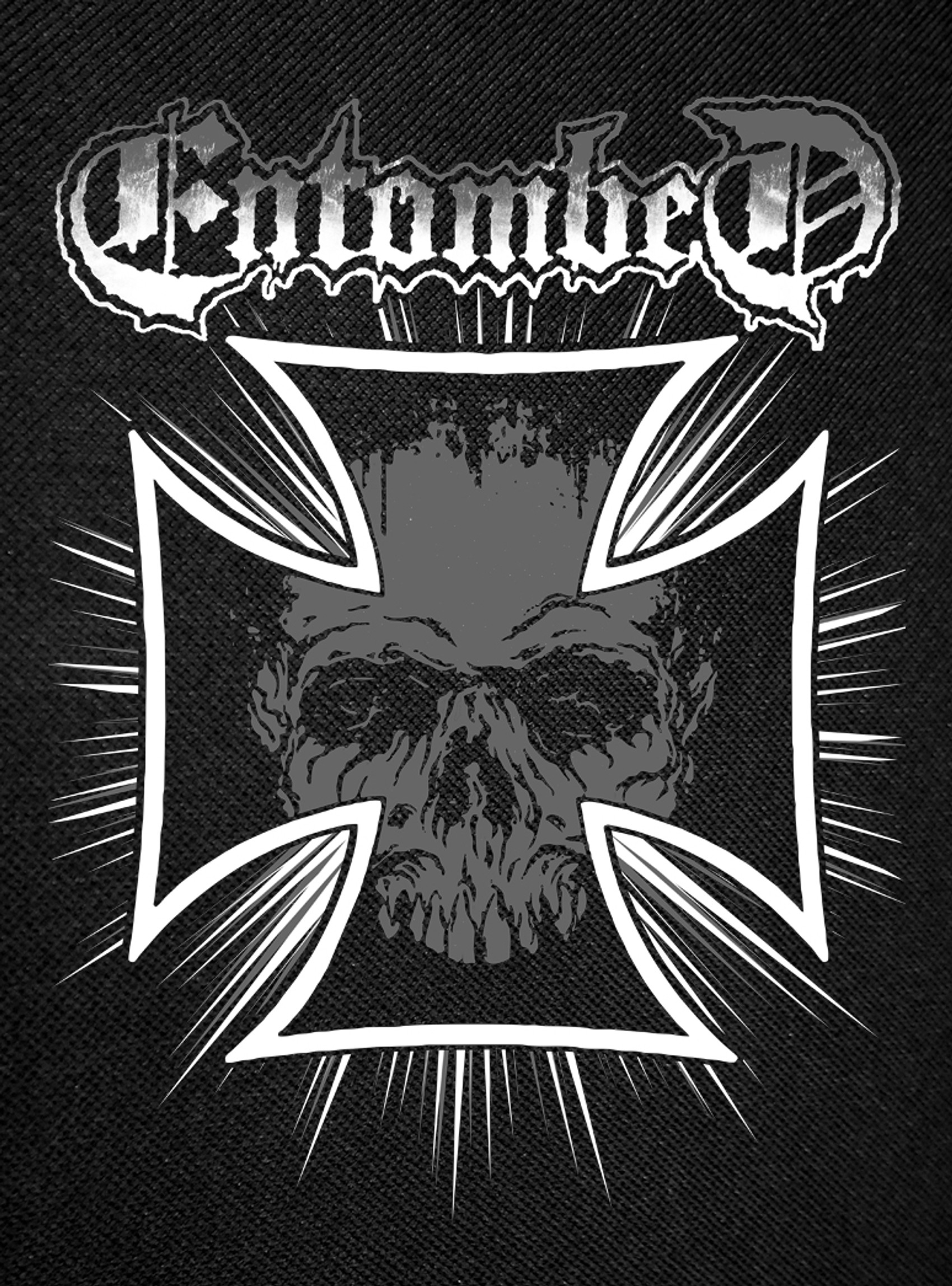 Entombed - Skull 12x15" Printed Backpatch *LAST IN STOCK*