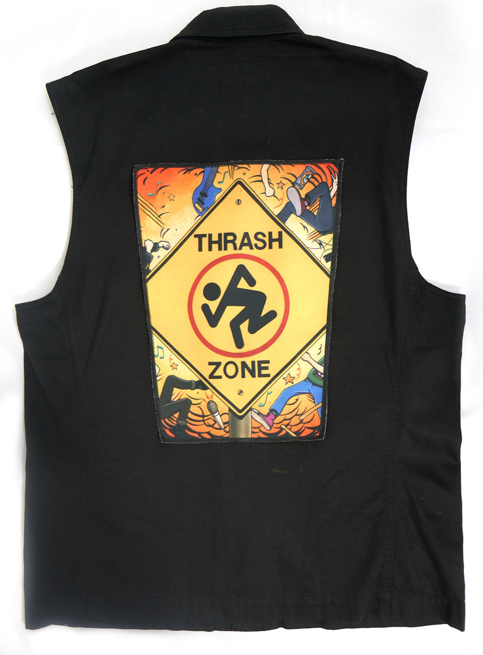 D.R.I. - Thrash Zone 13.5x10.5" Sublimated Backpatch