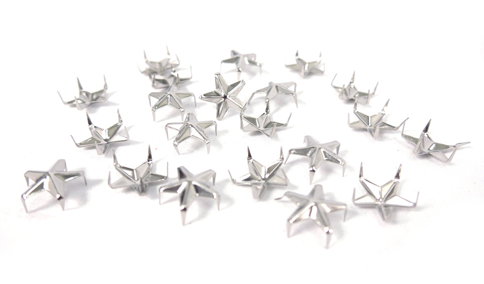 Star Large Chrome Studs 25 pack