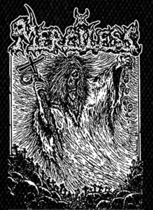 Merciless - Skull 6x4" Printed Patch