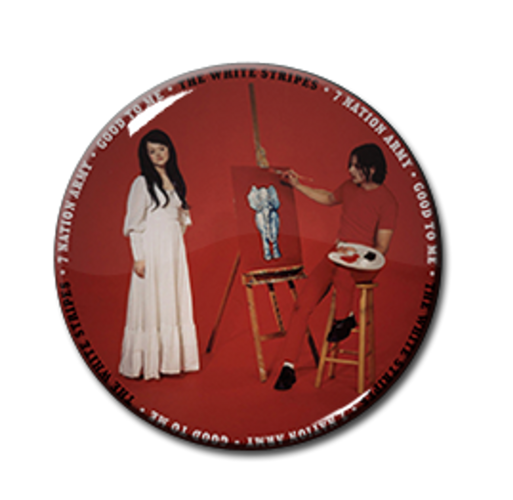 NuclearWaste-image The White Stripes - Elephant 1.5" Pin