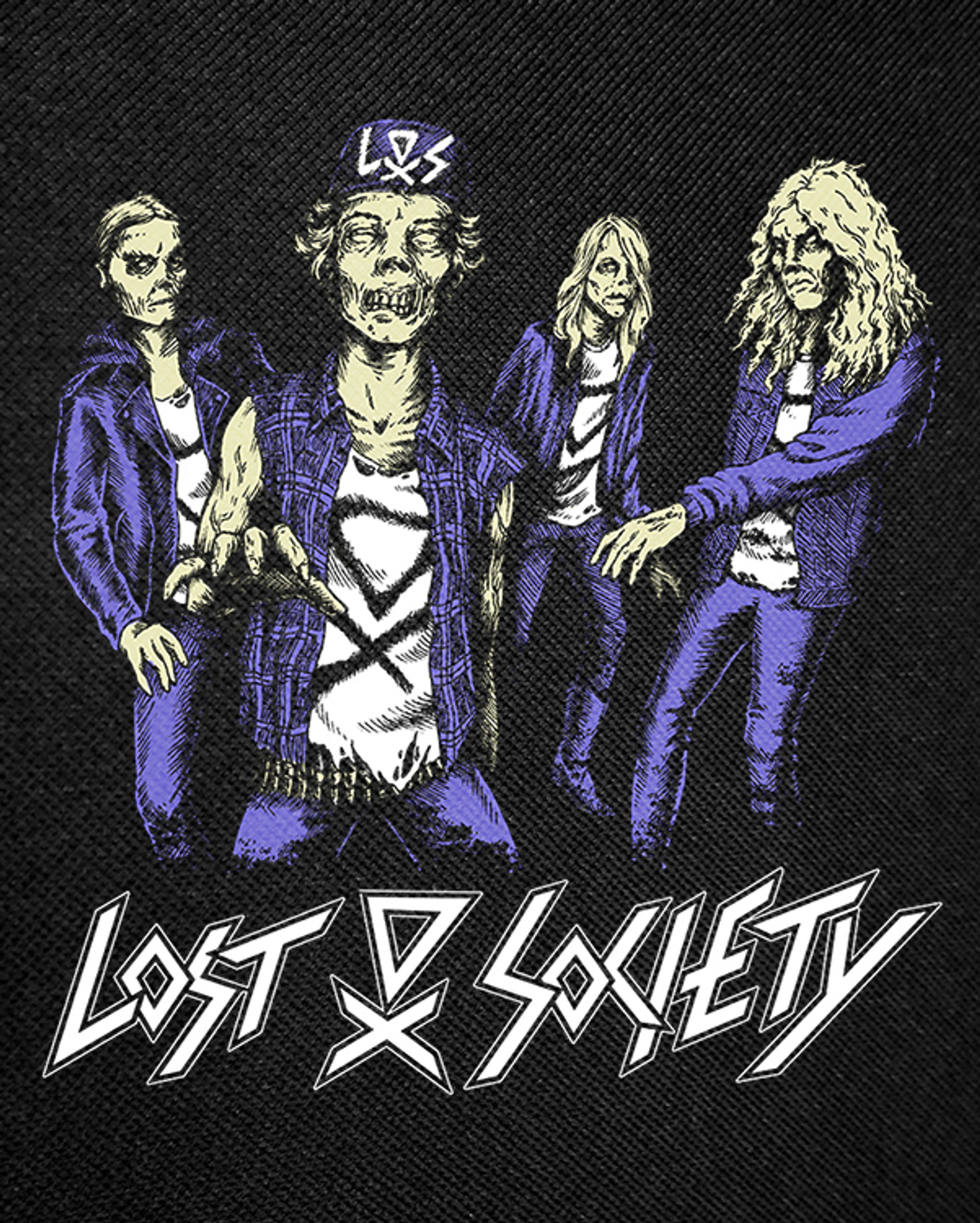Lost of Society - Lost of Society Printed Backpatch *LAST IN STOCK*