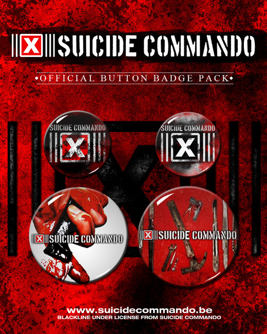 Suicide Commando - 4 Button Pack