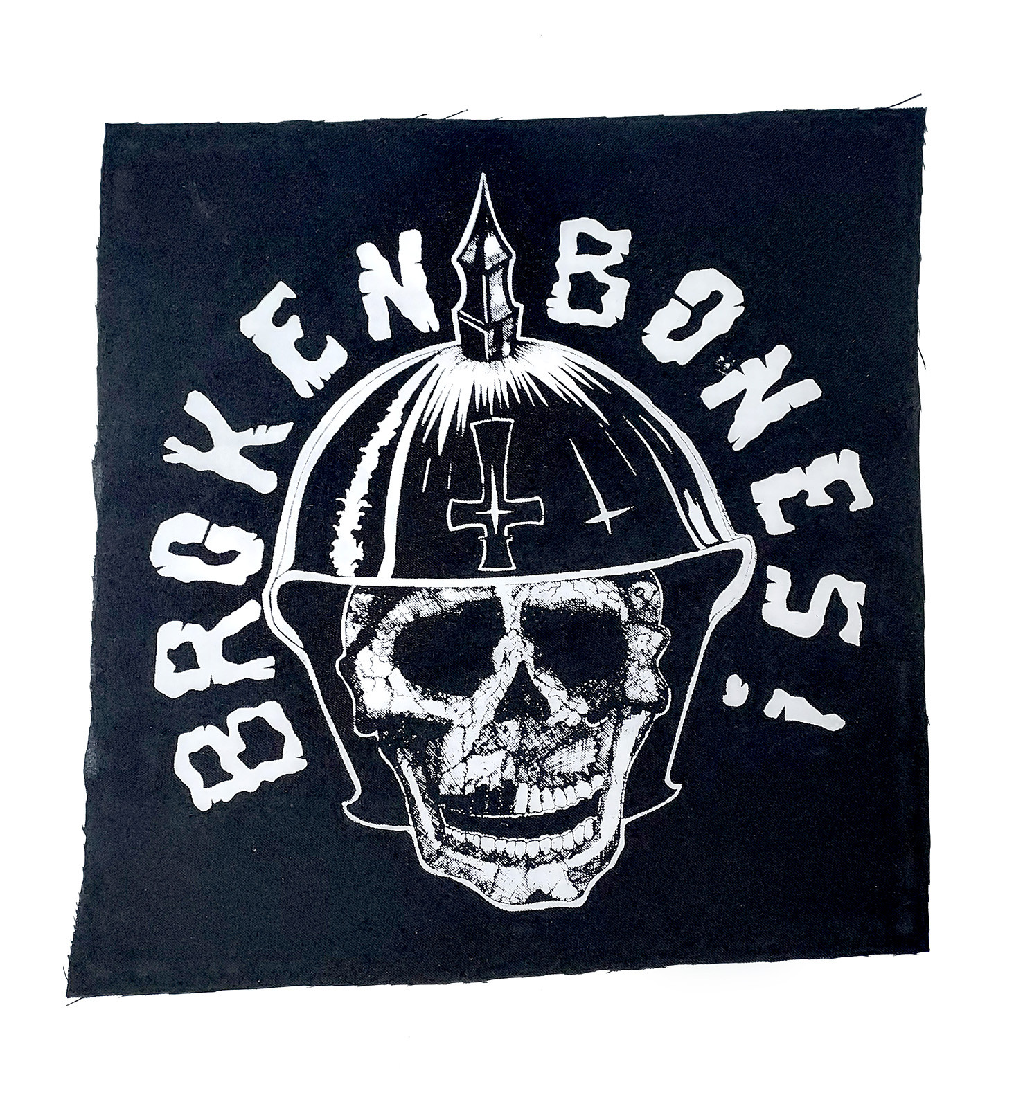 Broken Bones - Warrior Skull Test Print Backpatch