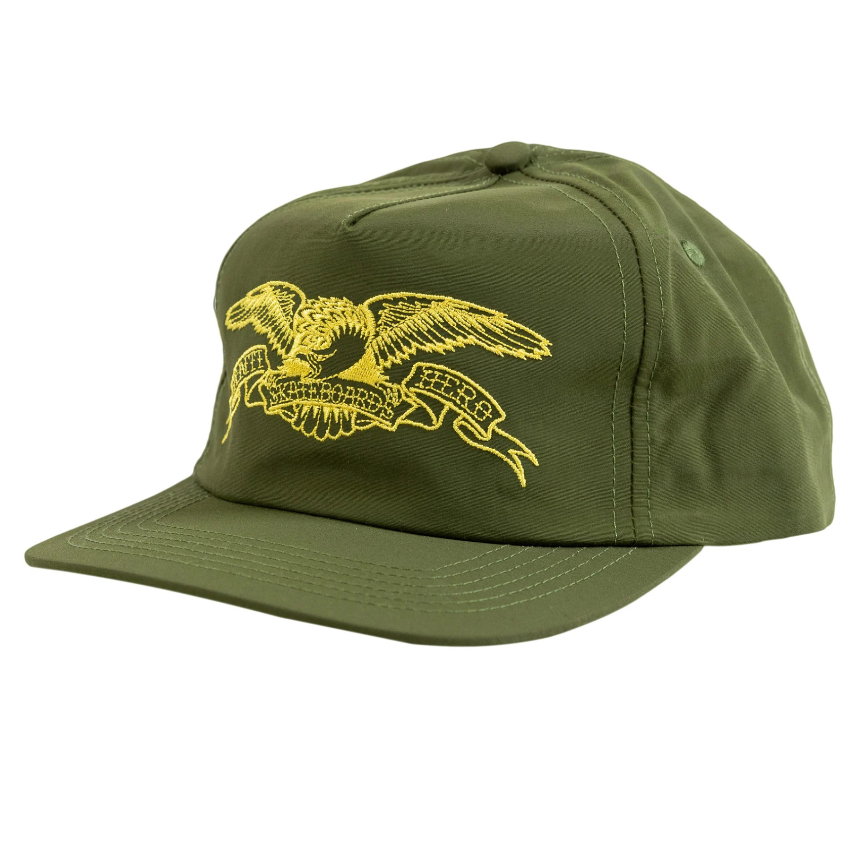 Anti-Hero Olive/Yellow Basic Eagle Snapback Hat