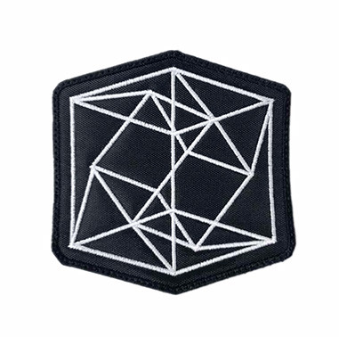 Tesseract - Geometry 3.5" Embroidered Patch