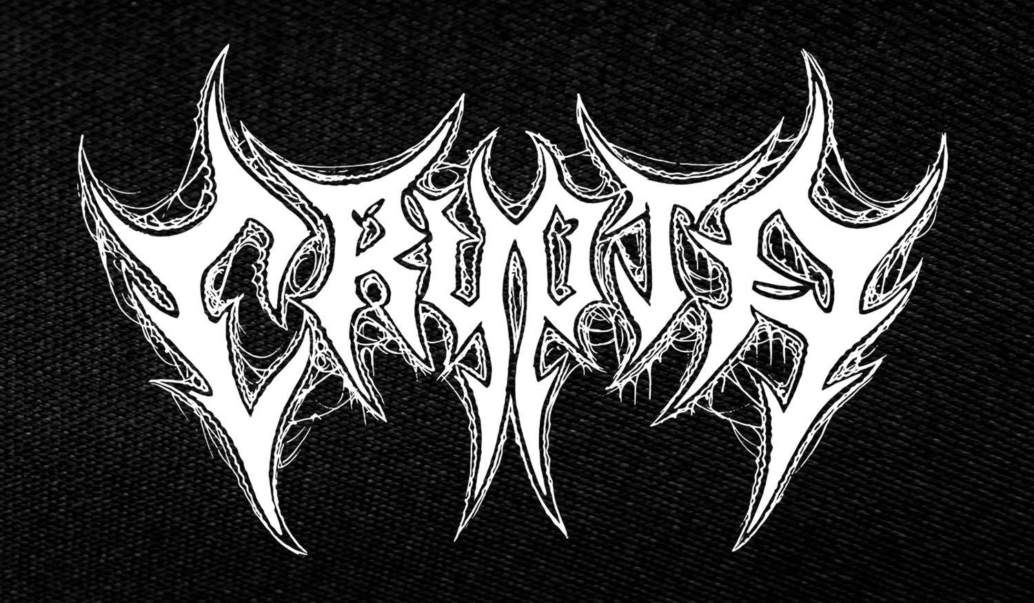 Crypta - Logo 3.5x6" Printed Patch