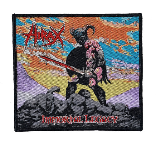 Hirax - Immortal Legacy 4x4" Woven Patch Hirax - Immortal Legacy 4x4" Woven Patch