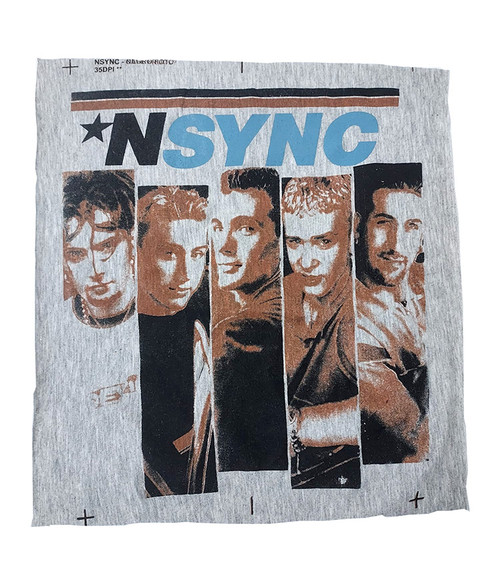 NSync Grey Test Print BackPatch