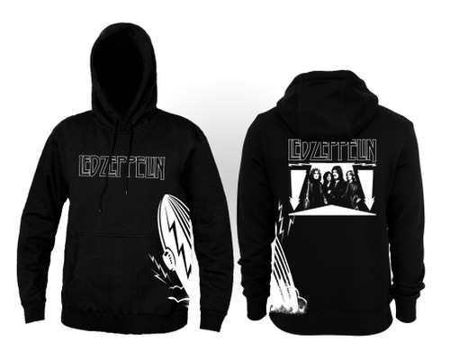 Led Zeppelin - Big Zeppelin Hooded Sweatshirt Led Zeppelin - Big Zeppelin Hooded Sweatshirt