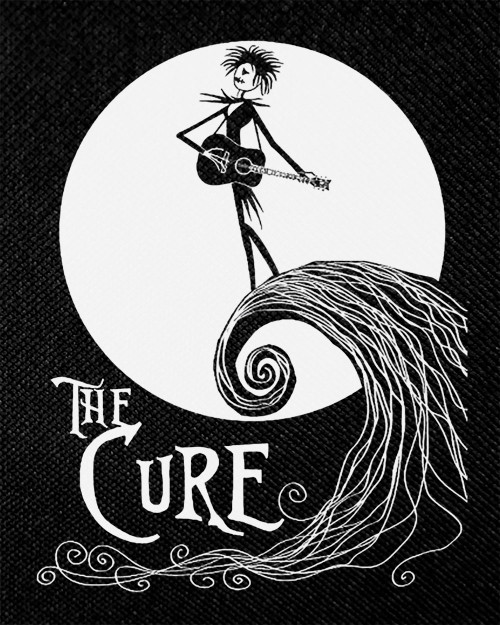 The Cure - Robert Skelington 4x5" Printed Patch