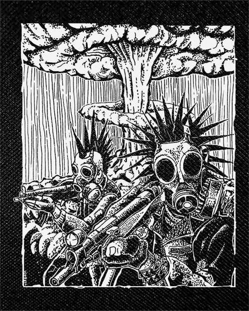 Nuclear Punks 4x5" Printed Patch