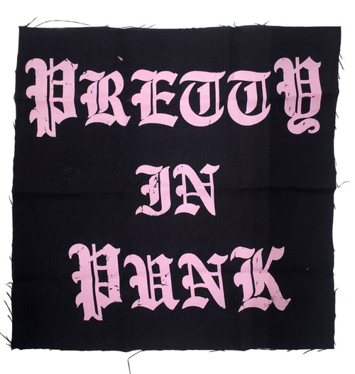 Pretty in Punk Test Print Backpatch