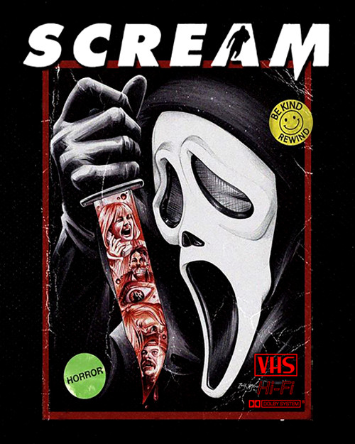 Scream - VHS 4x5" Color Patch