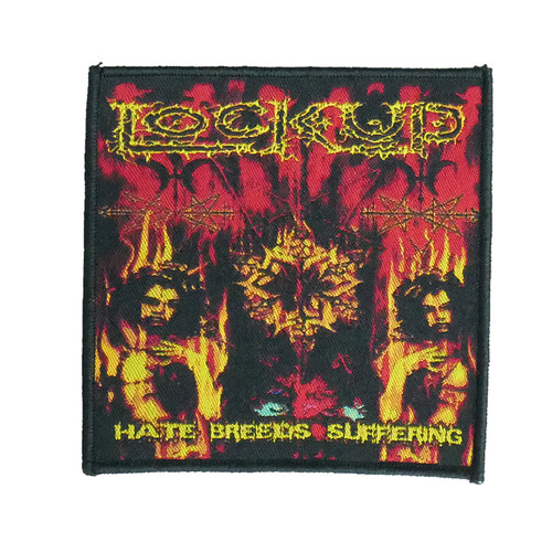 Lock Up - Hate Breed 4x4" Woven Patch