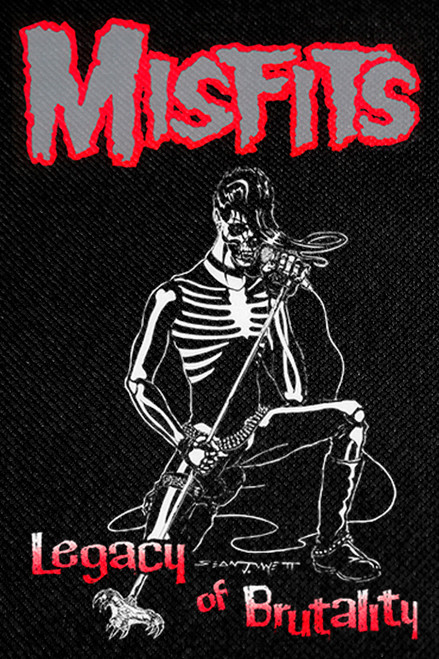 Misfits - Legacy of Brutality 11x16" Printed Backpatch