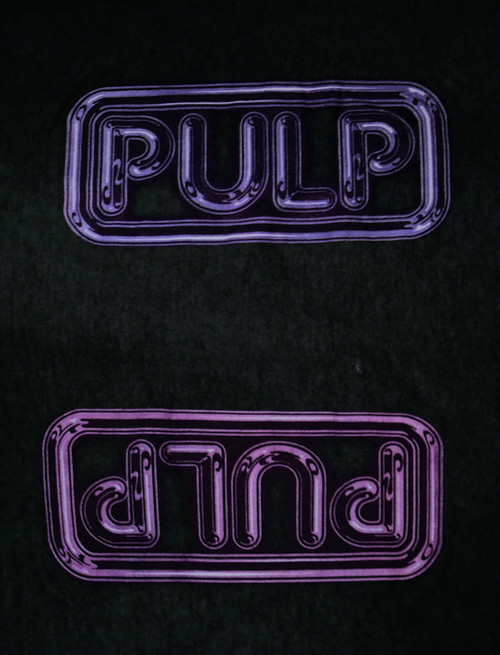 Pulp Double Logo Test Print Backpatch