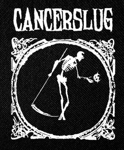 Cancerslug - Skeleton 4x5" Printed Patch