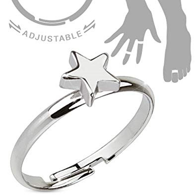 Petite Star Adjustable Ring