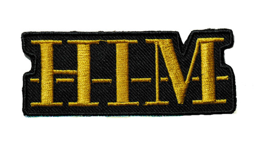 H.I.M. 3.5" Embroidered Patch