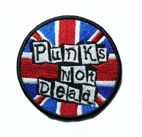 Punk's Not Dead 2.7" Embroidered Patch