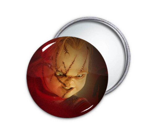Chucky Round Pocket Mirror