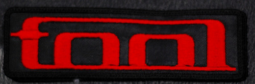 Tool - Red Logo 5x1.5" Embroidered Patch